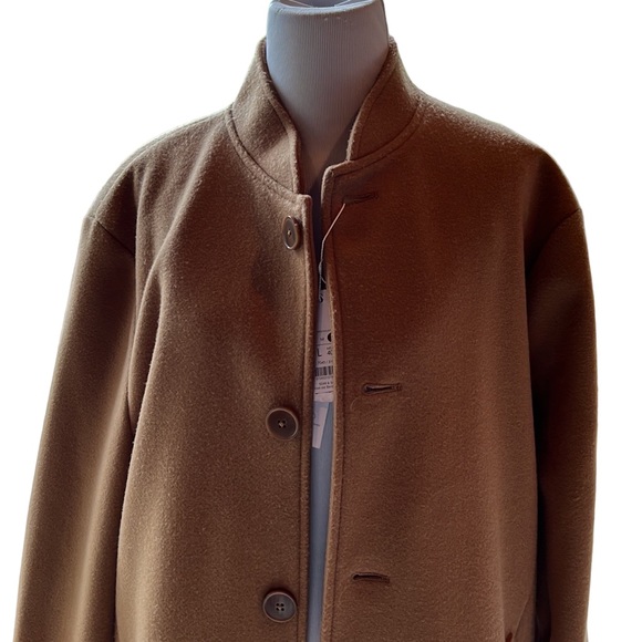 〰️ Bershka Men’s wool trench coat in camel 〰️🐪 - Picture 2 of 7